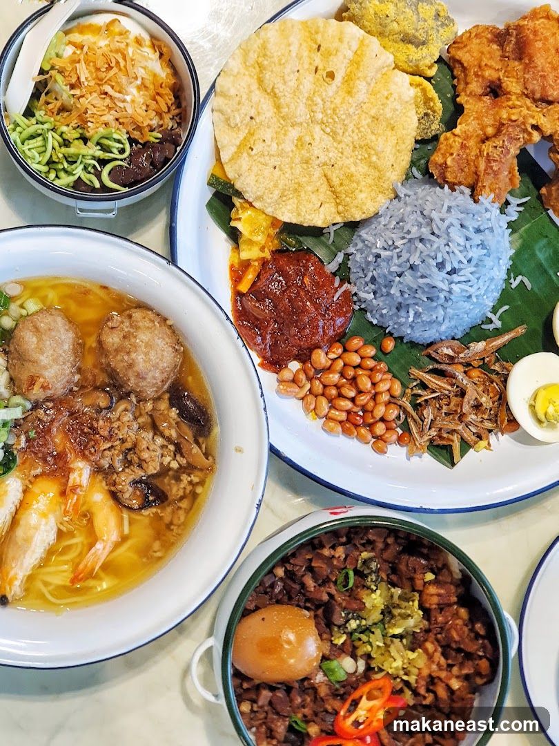 Assortment of Malaysian Dishes