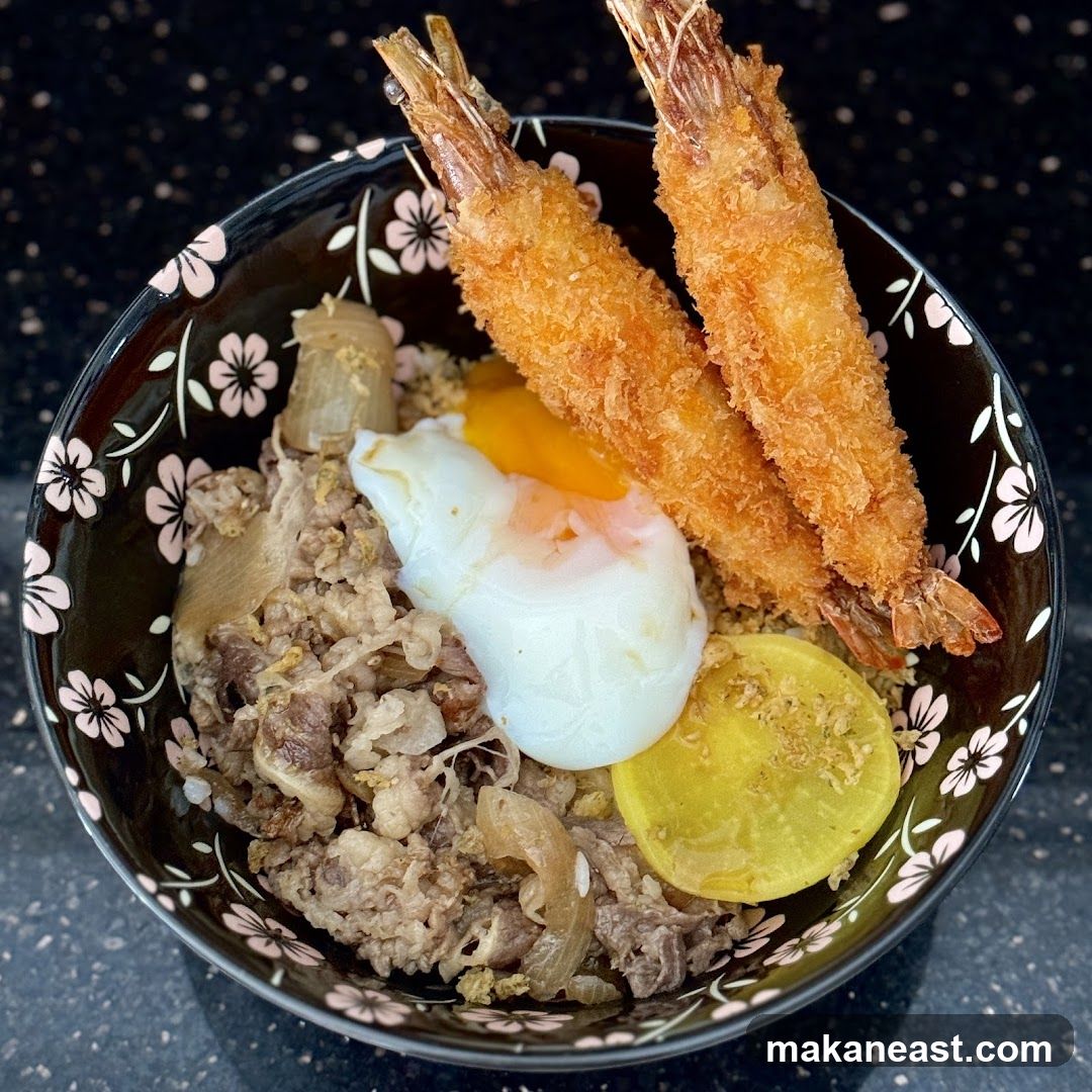 Beef and Shrimp Bowl