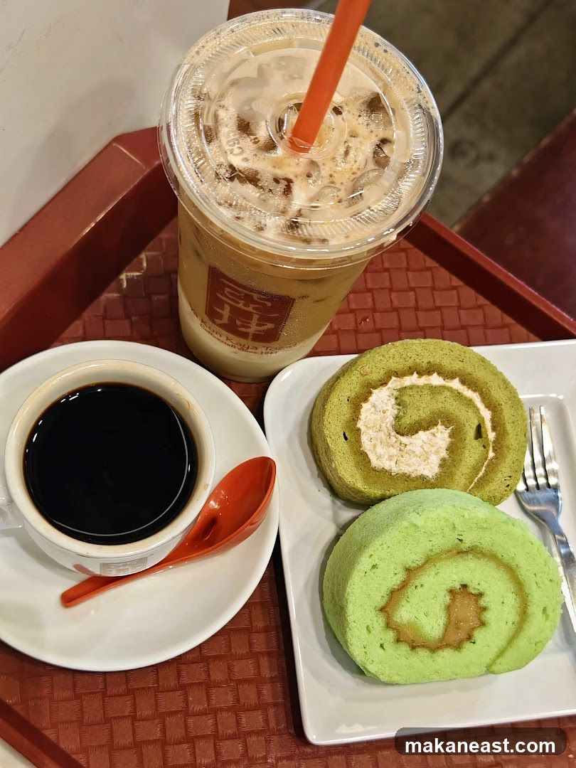 Coffee and Swiss Rolls