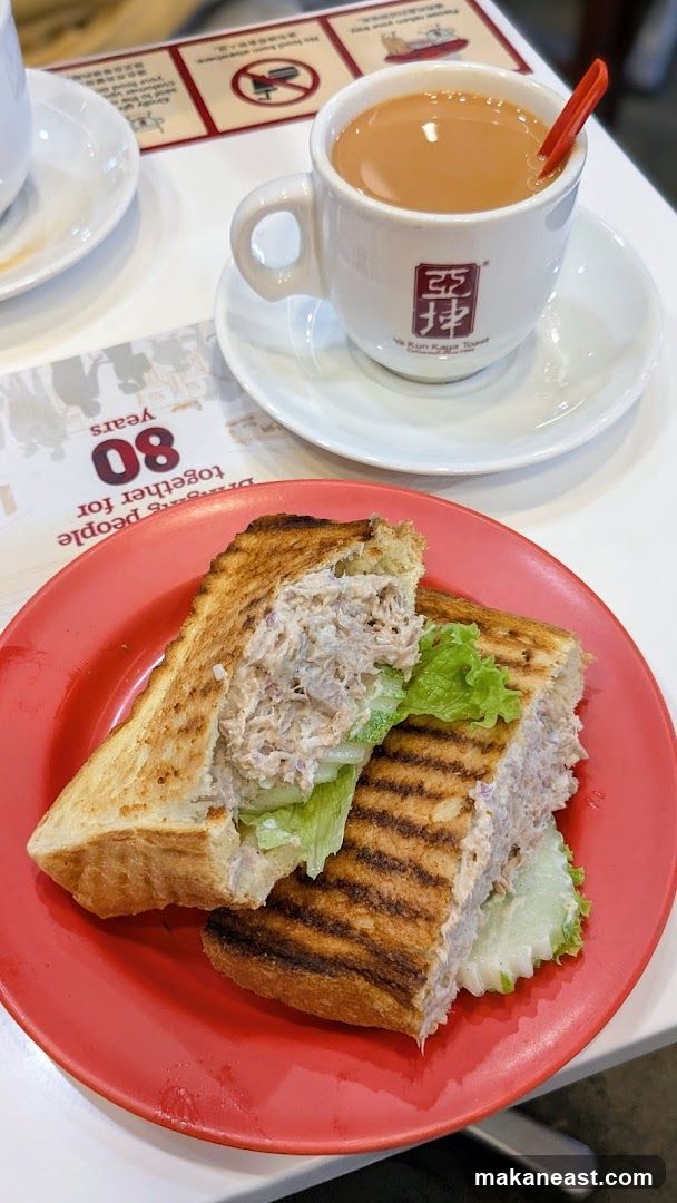 Tuna Sandwich and Tea
