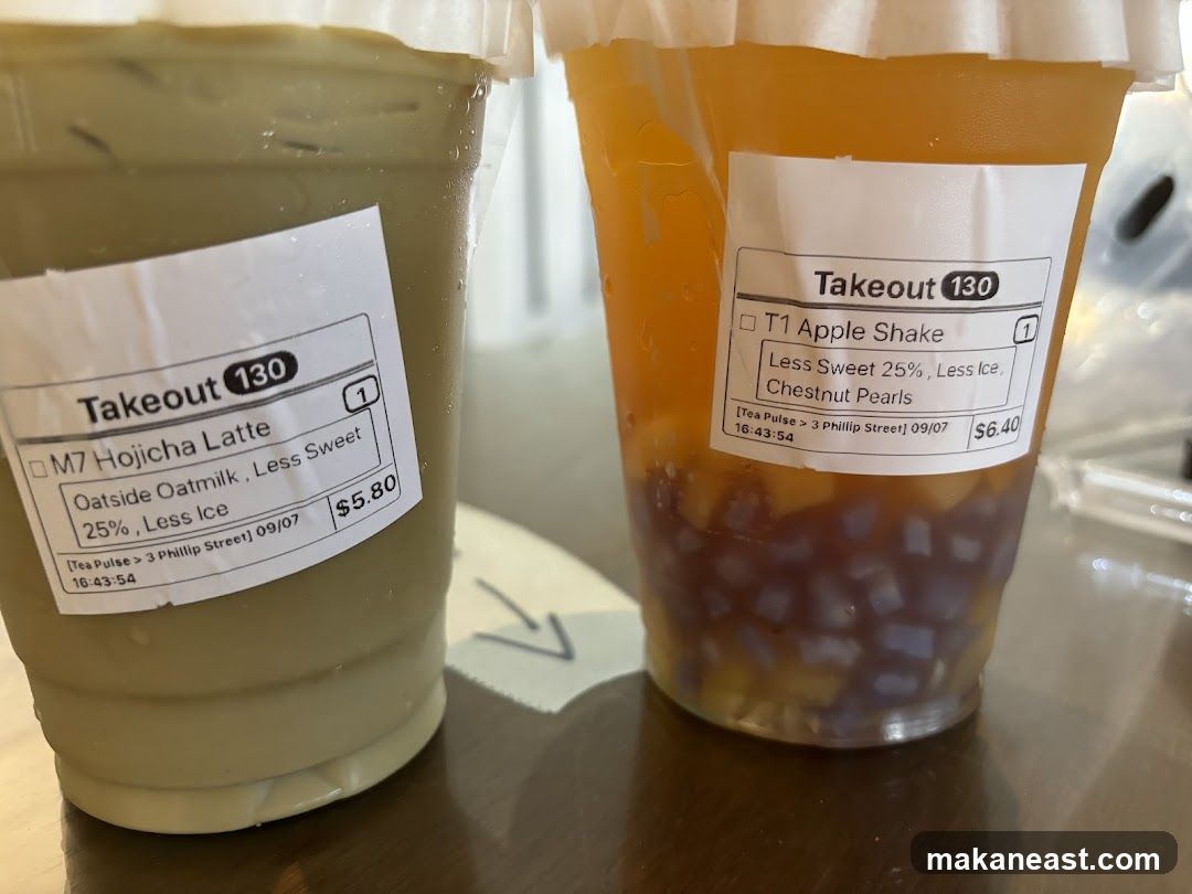 Two Takeout Drinks
