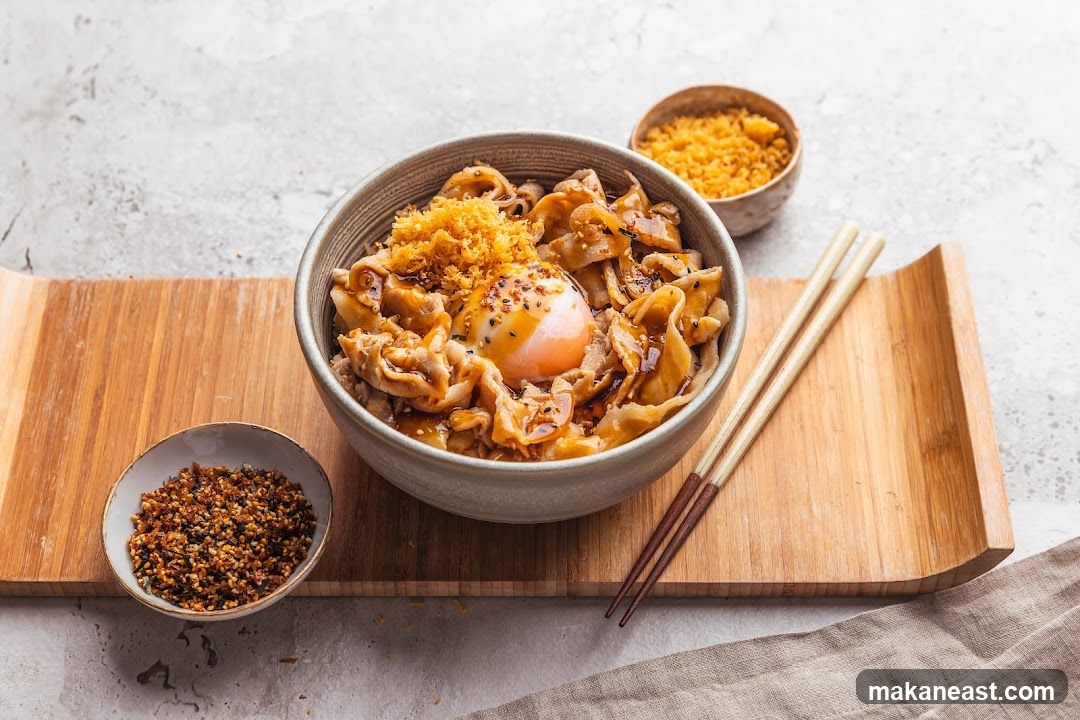 Pork Donburi with Egg