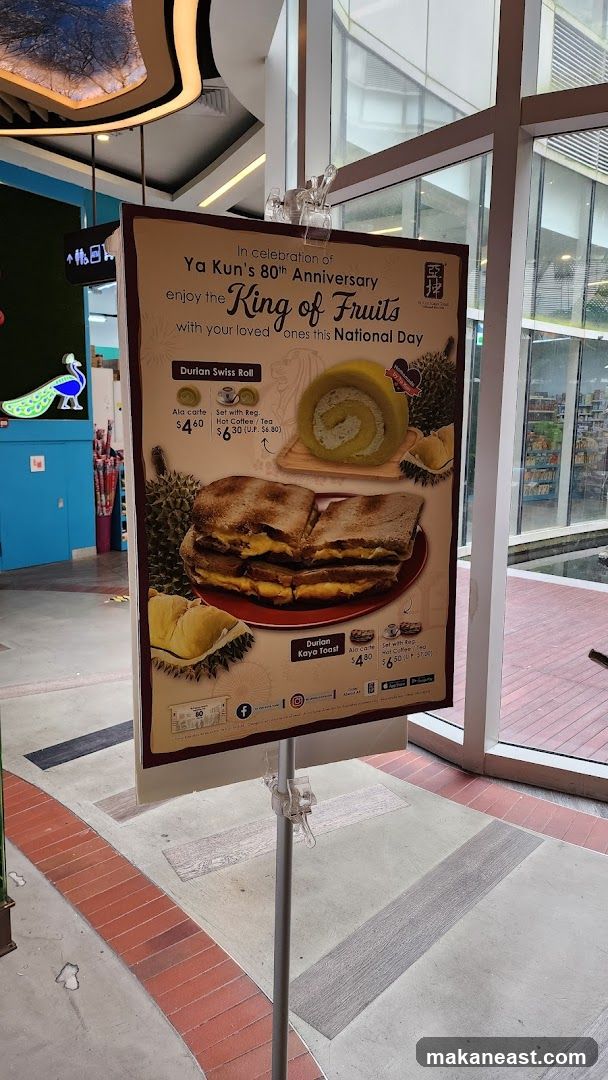 Ya Kun's 80th Anniversary Durian Promotion
