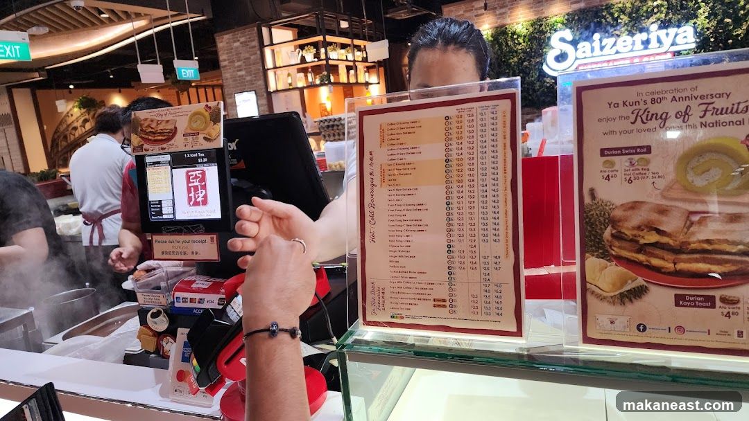 Ya Kun Menu