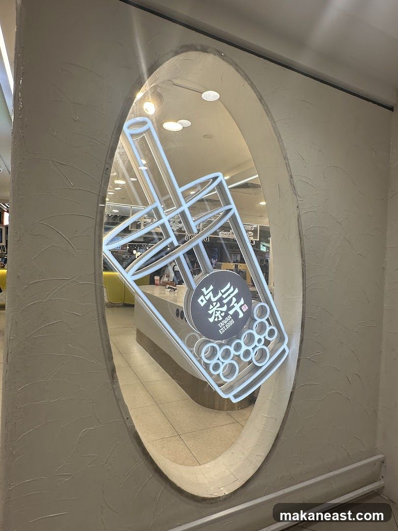 Bubble Tea Shop Interior