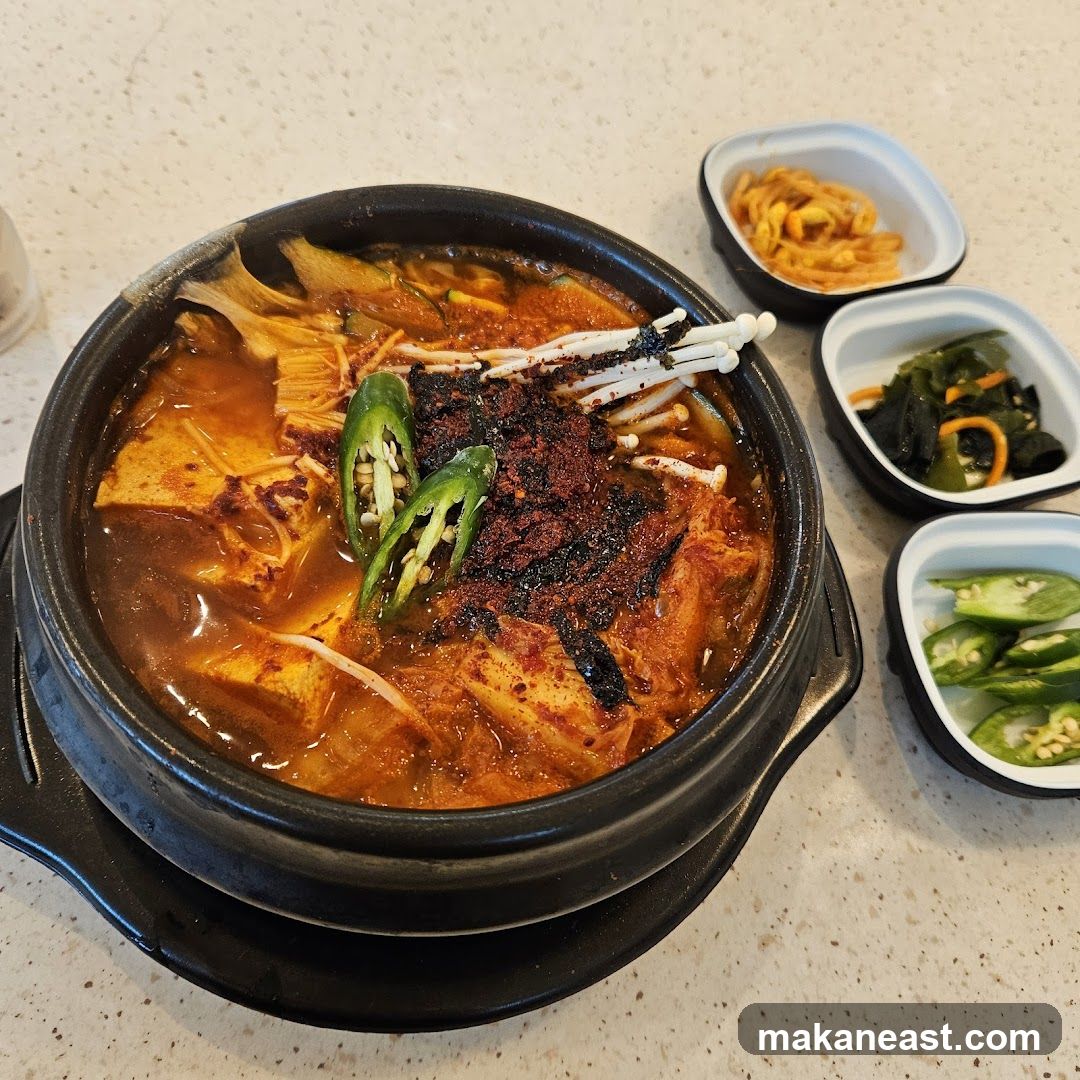 Korean Stew with Side Dishes