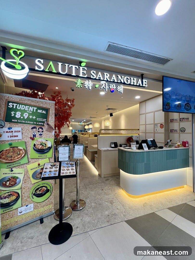 Saute Saranghae | Tampines One | Tampines | Vegetarian Vegan Halal | Korean Cuisines