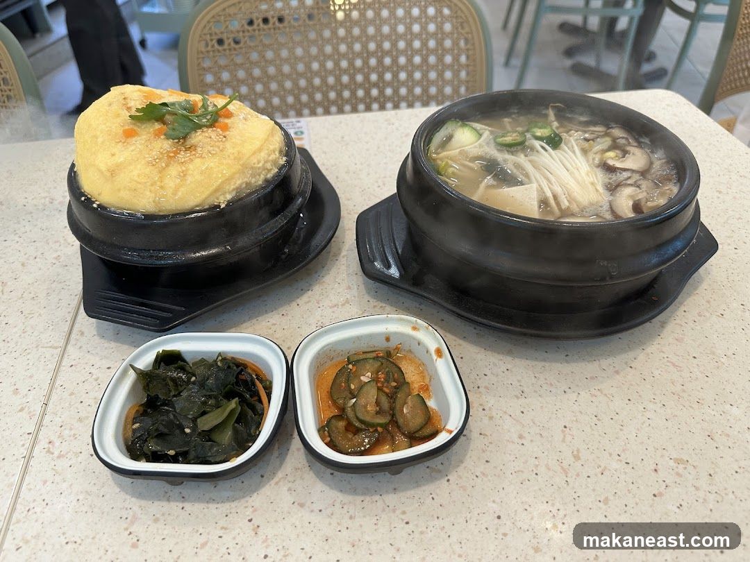 Korean Steamed Egg and Soup
