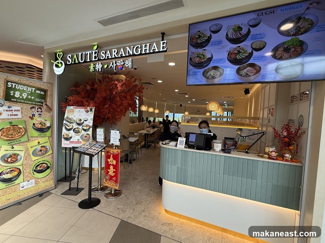 Saute Saranghae | Tampines One | Tampines | Vegetarian Vegan Halal | Korean Cuisines