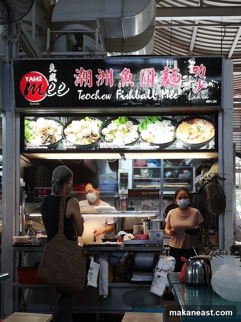 YAM MEE TEOCHEW FISHBALL NOODLES