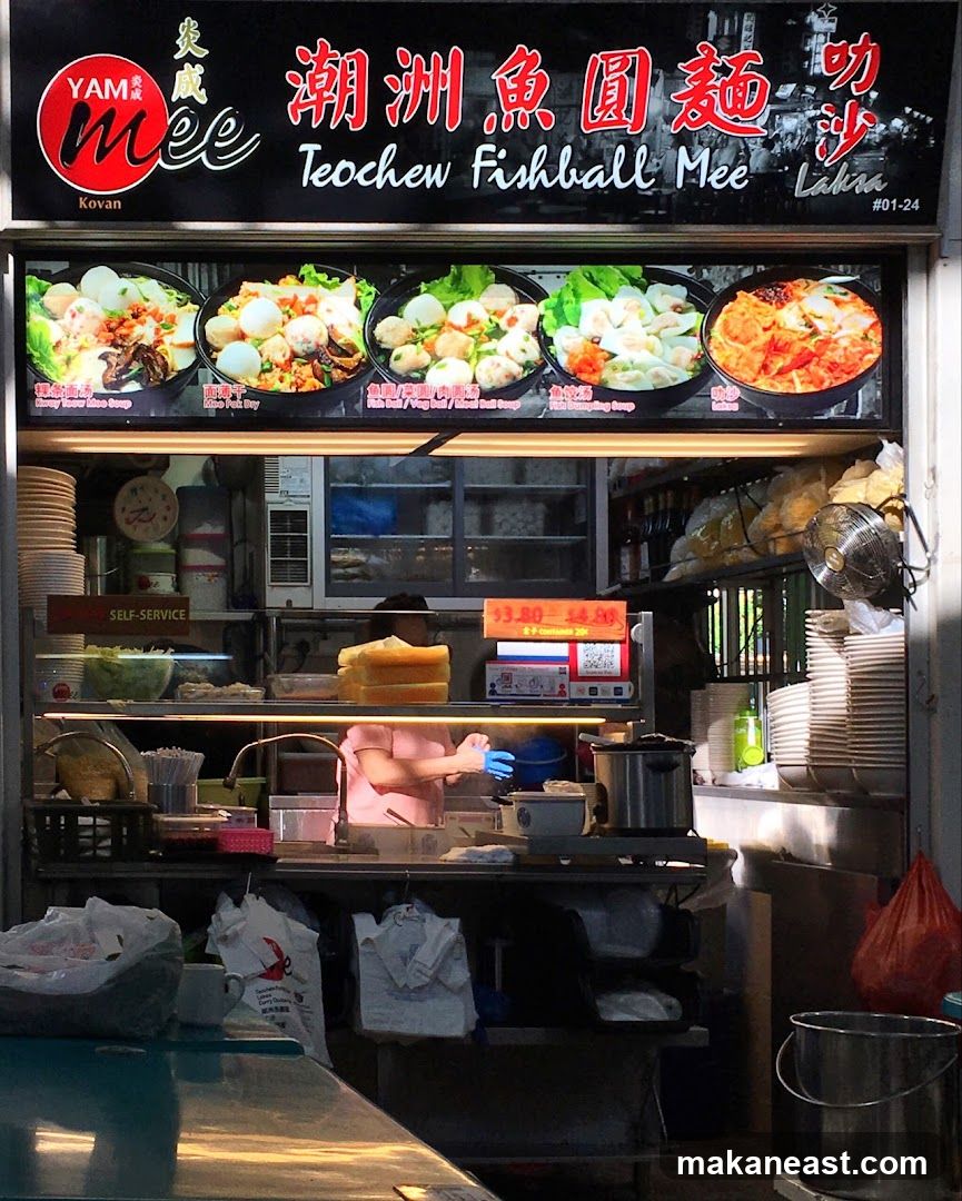 YAM MEE TEOCHEW FISHBALL NOODLES