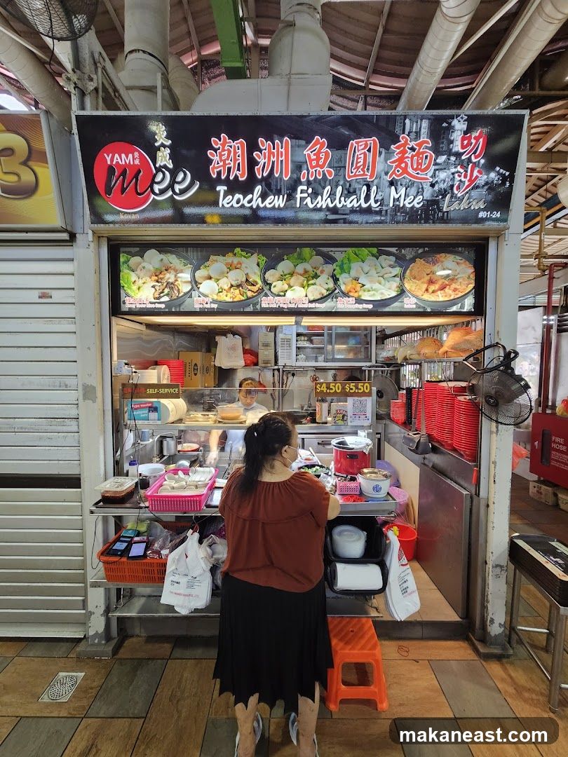 YAM MEE TEOCHEW FISHBALL NOODLES