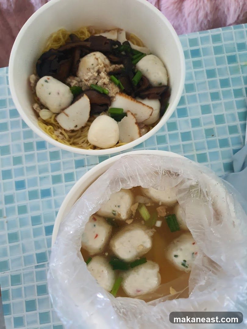 Noodle Soup and Fish Balls