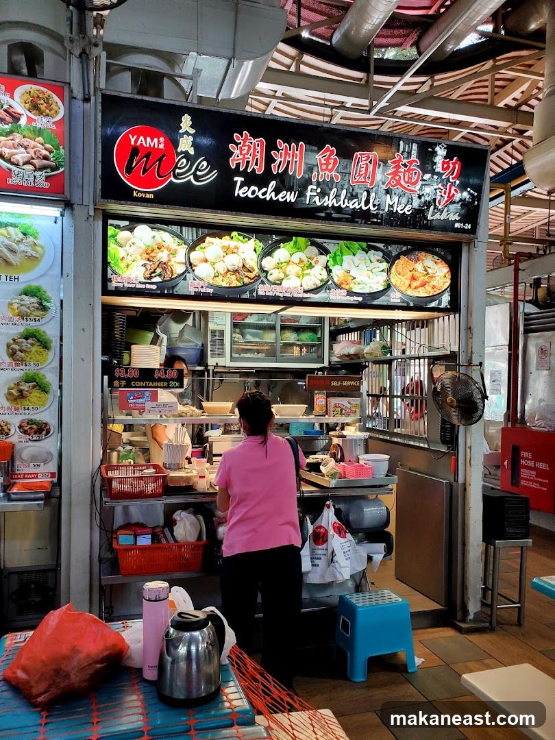 YAM MEE TEOCHEW FISHBALL NOODLES