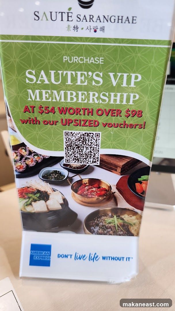Saute Saranghae VIP Membership Promotion