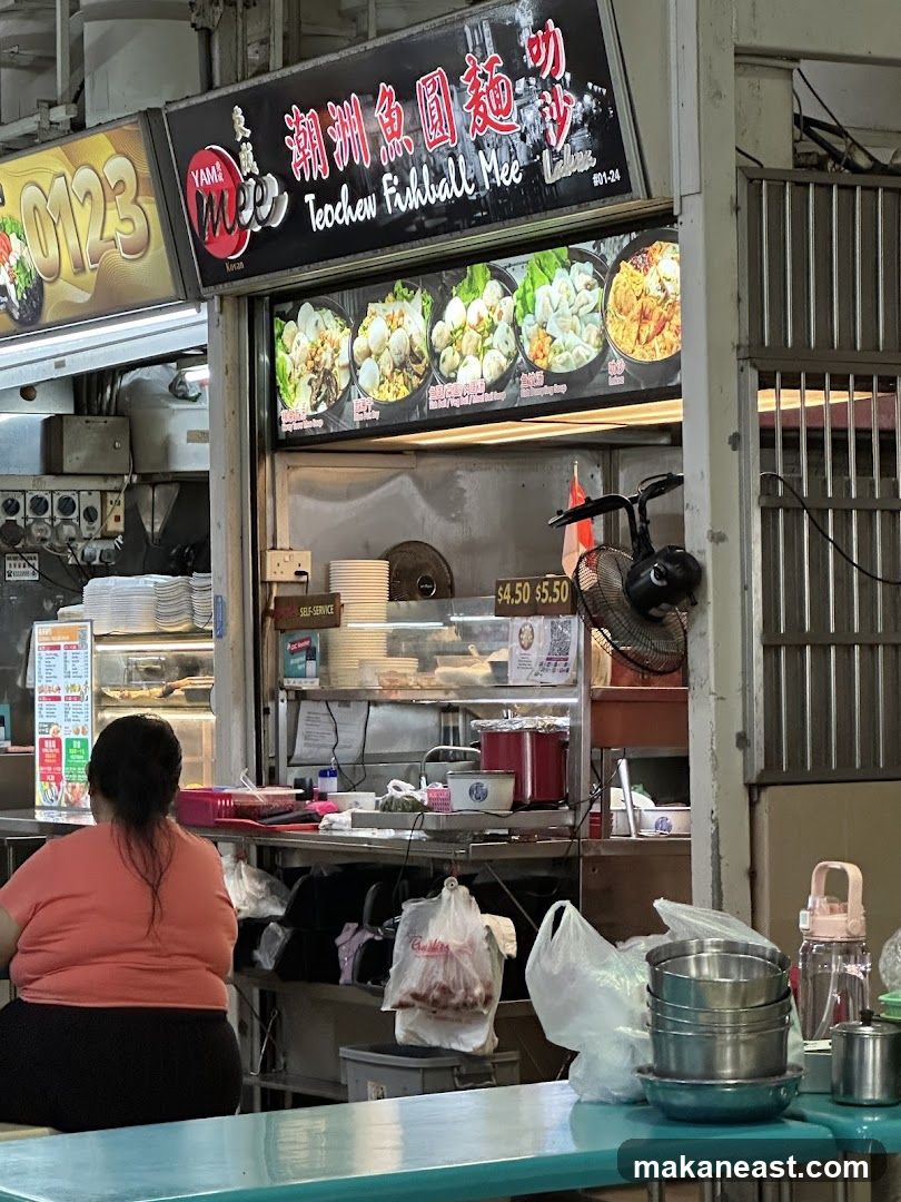 Teochew Fishball Mee Stall