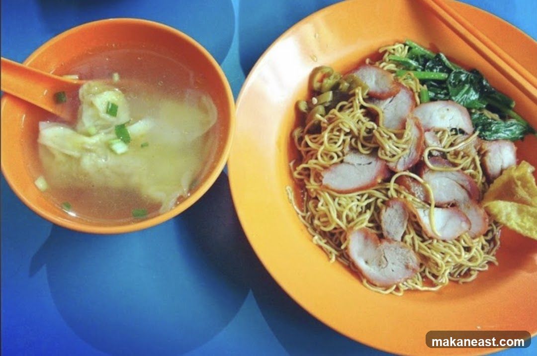 Noodles with Char Siu and Wonton Soup