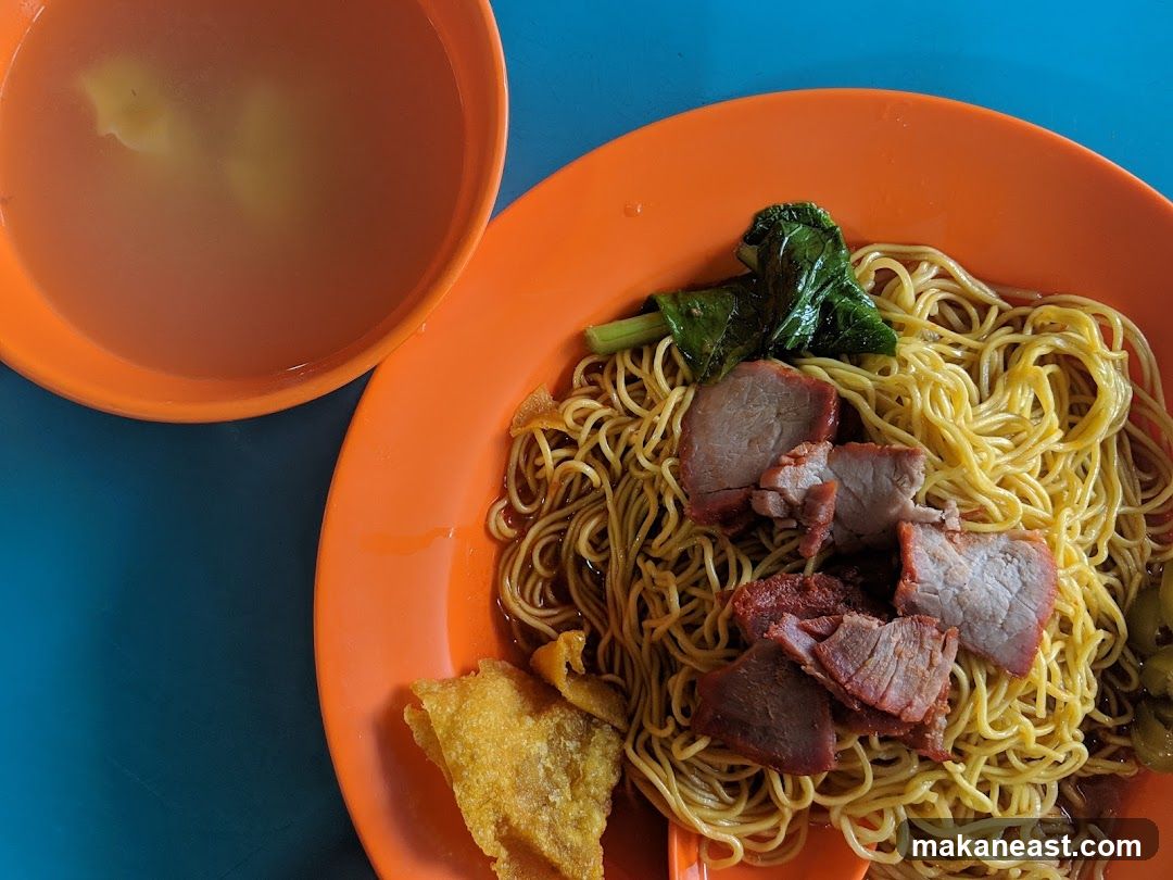 Noodles with Char Siu and Wonton Soup