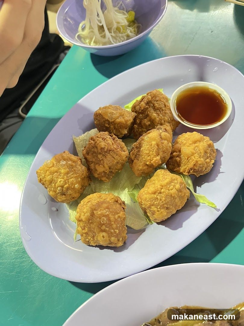 Fried Bites with Dipping Sauce