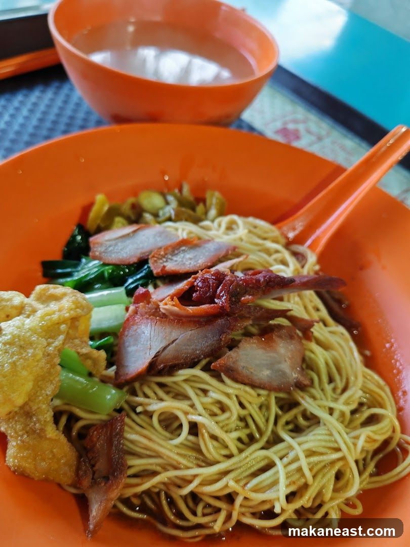 Noodles with Char Siu and Wonton