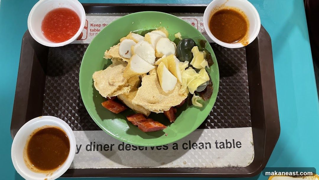 Food platter with dipping sauces