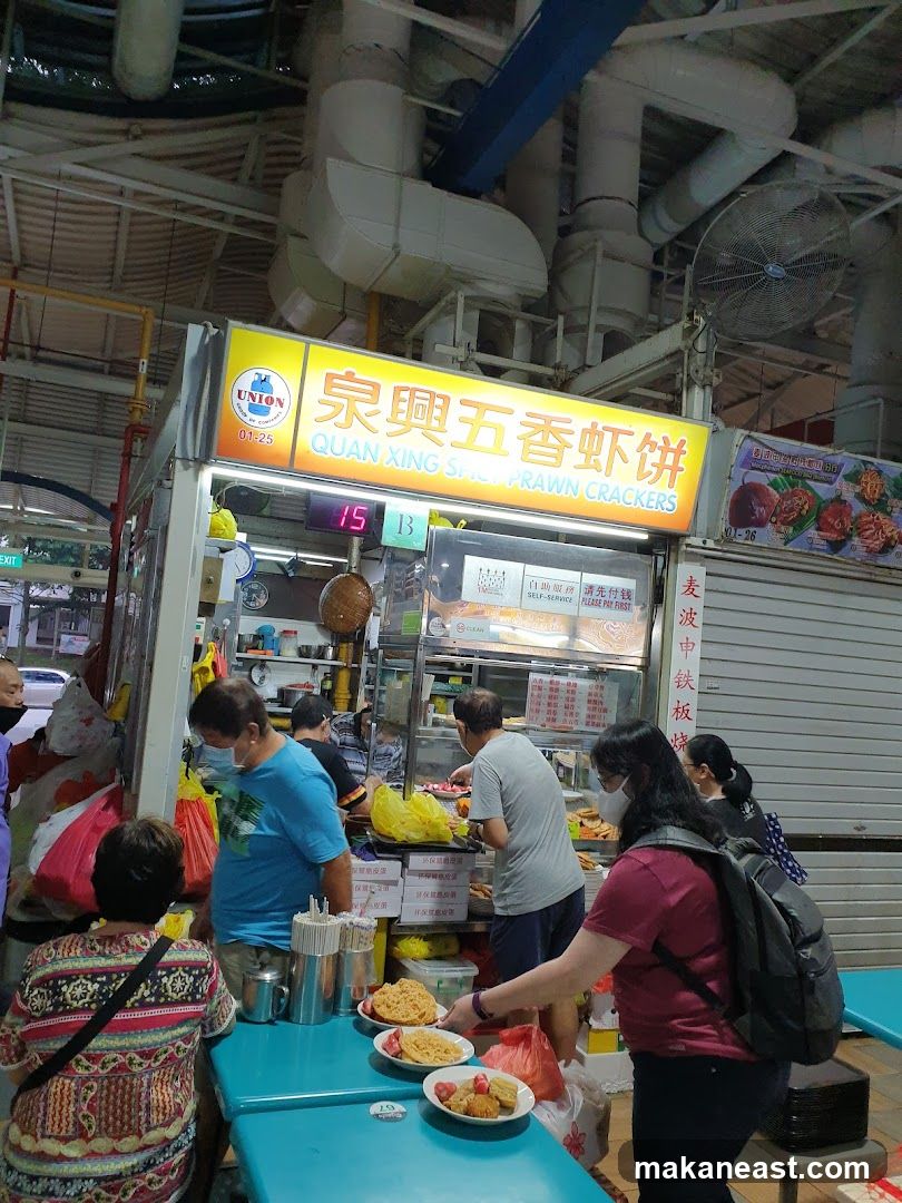 Food Stall with Customers