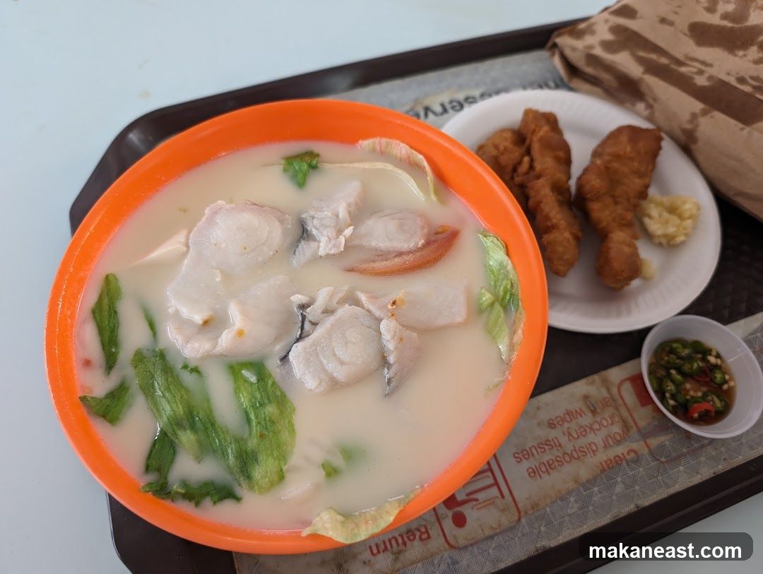 Fish Soup with Fried Fish