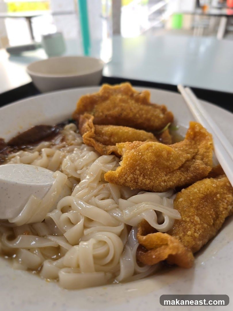 Fried Wontons with Noodles