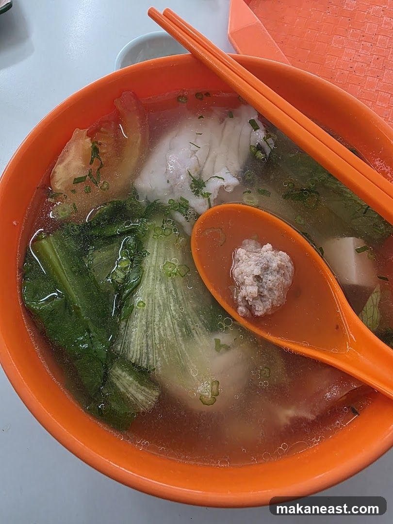 Fish Soup with Meatball