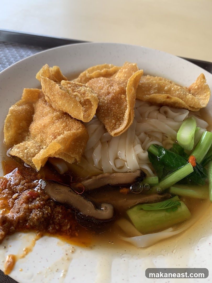 Noodle Soup with Wontons