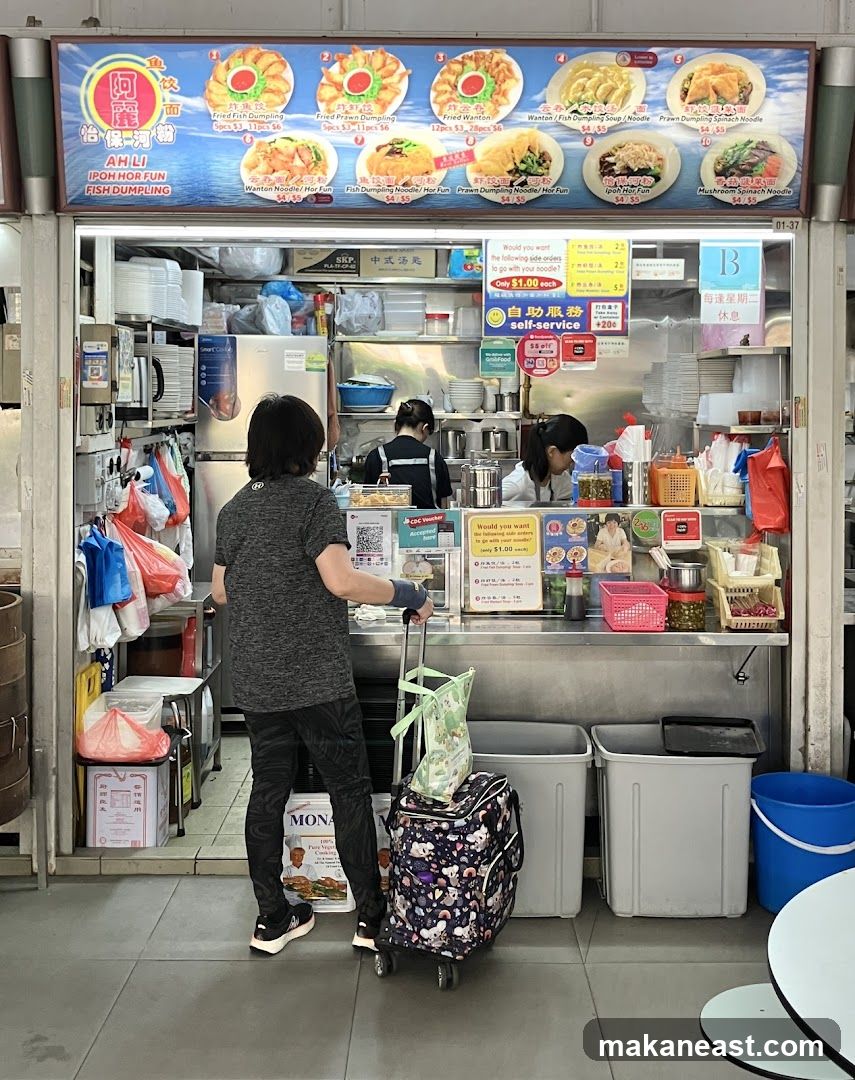 Ah Li Ipoh Hor Fun Fish Dumpling 阿麗 怡保河粉 鱼饺面