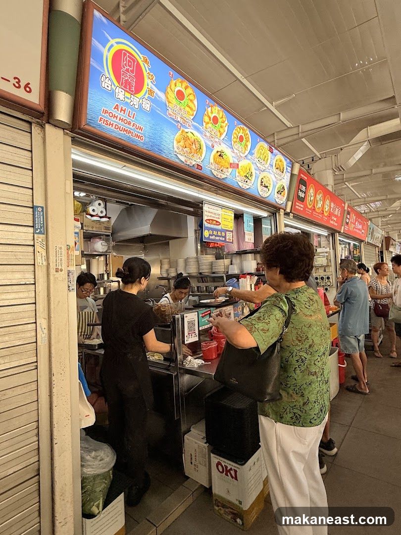 Ah Li Ipoh Hor Fun Fish Dumpling 阿麗 怡保河粉 鱼饺面