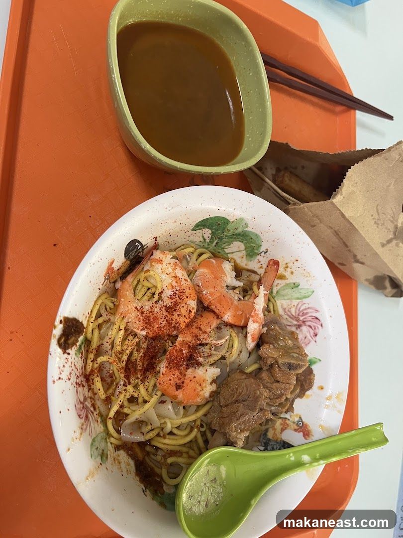 Noodles with Shrimp and Meat