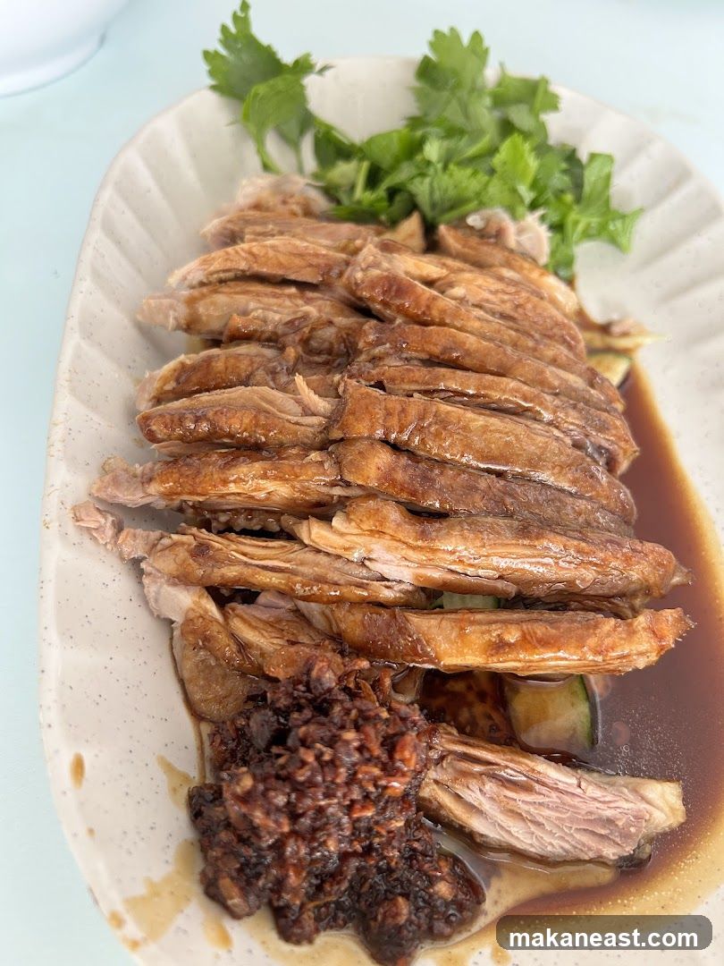 Sliced Duck with Sauce