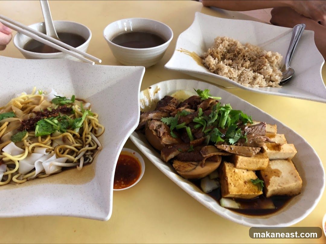 Noodles and Braised Meat Platter