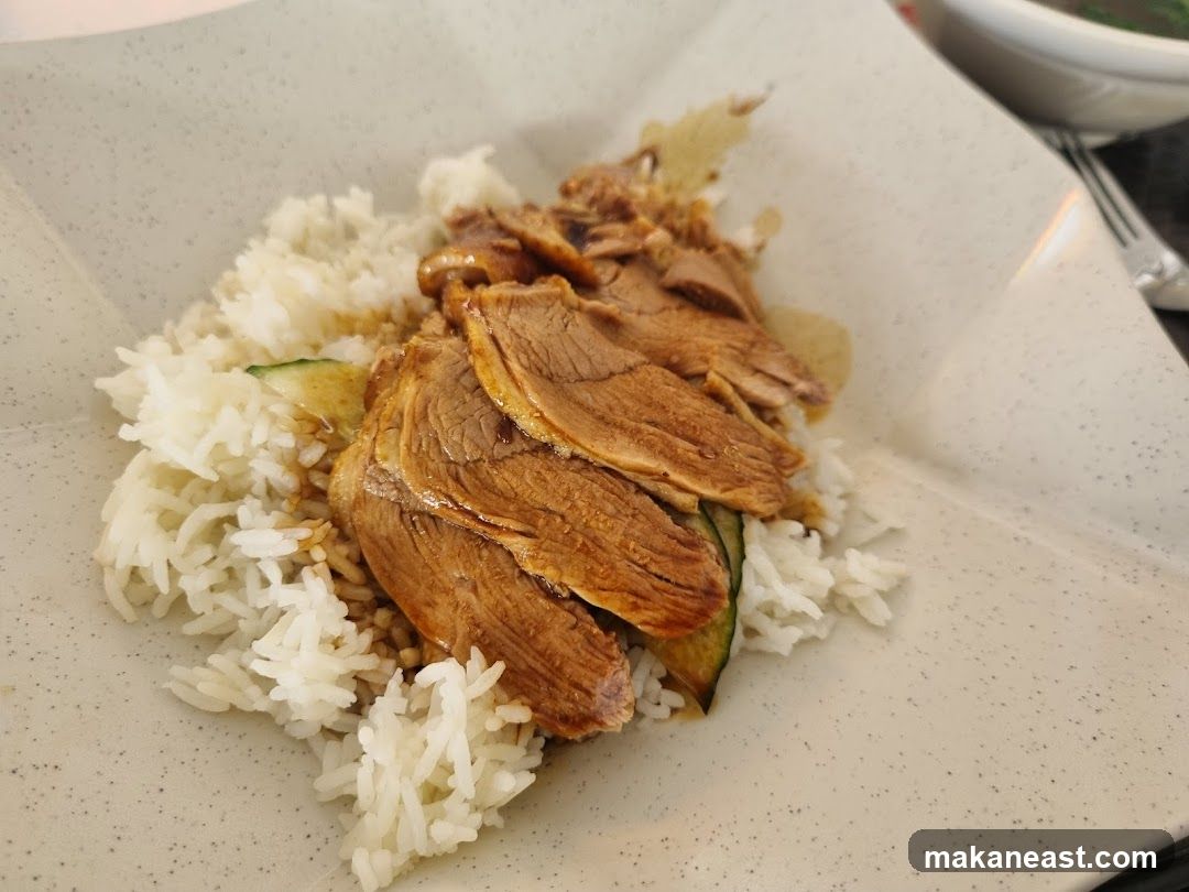 Sliced Duck with Rice