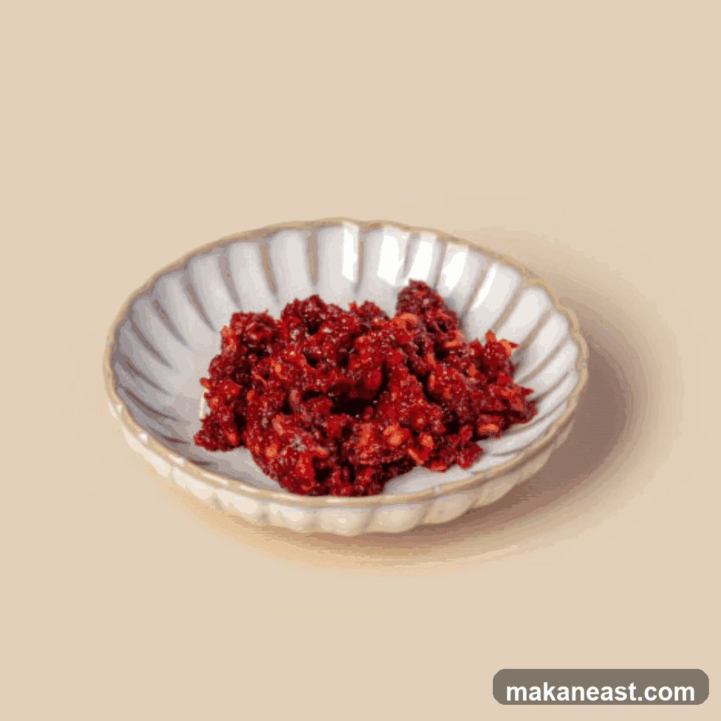 Red Paste in a Bowl