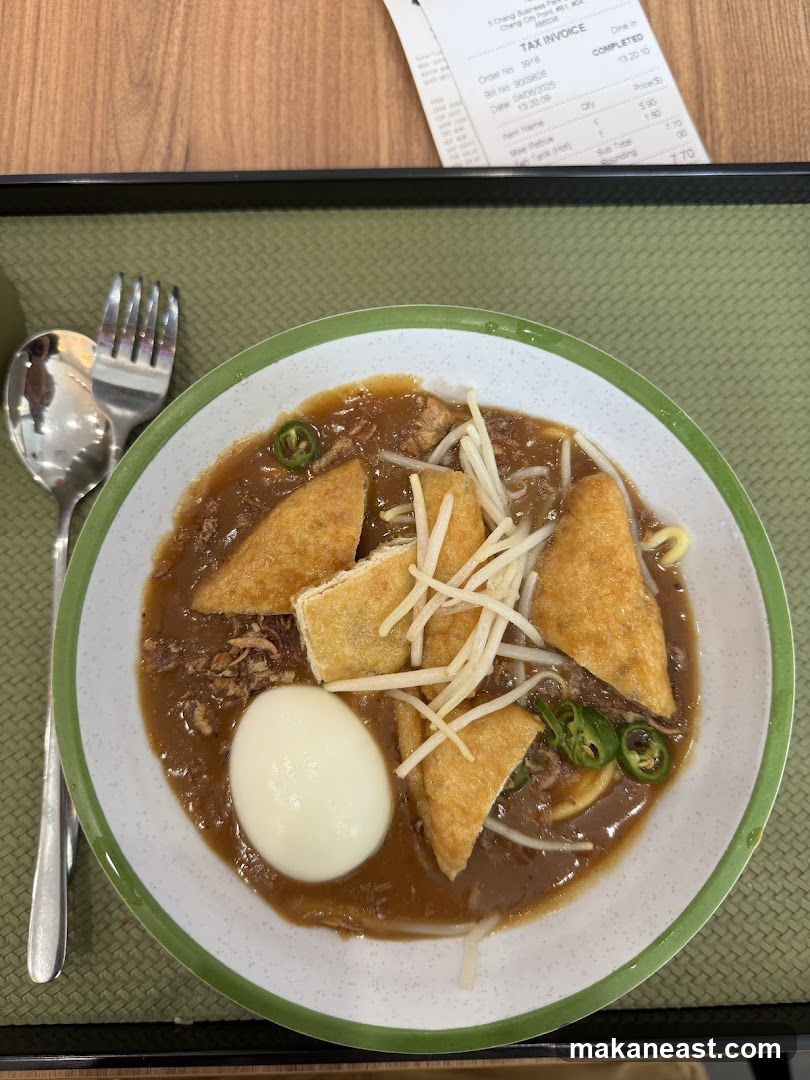 Noodle Dish with Egg and Tofu