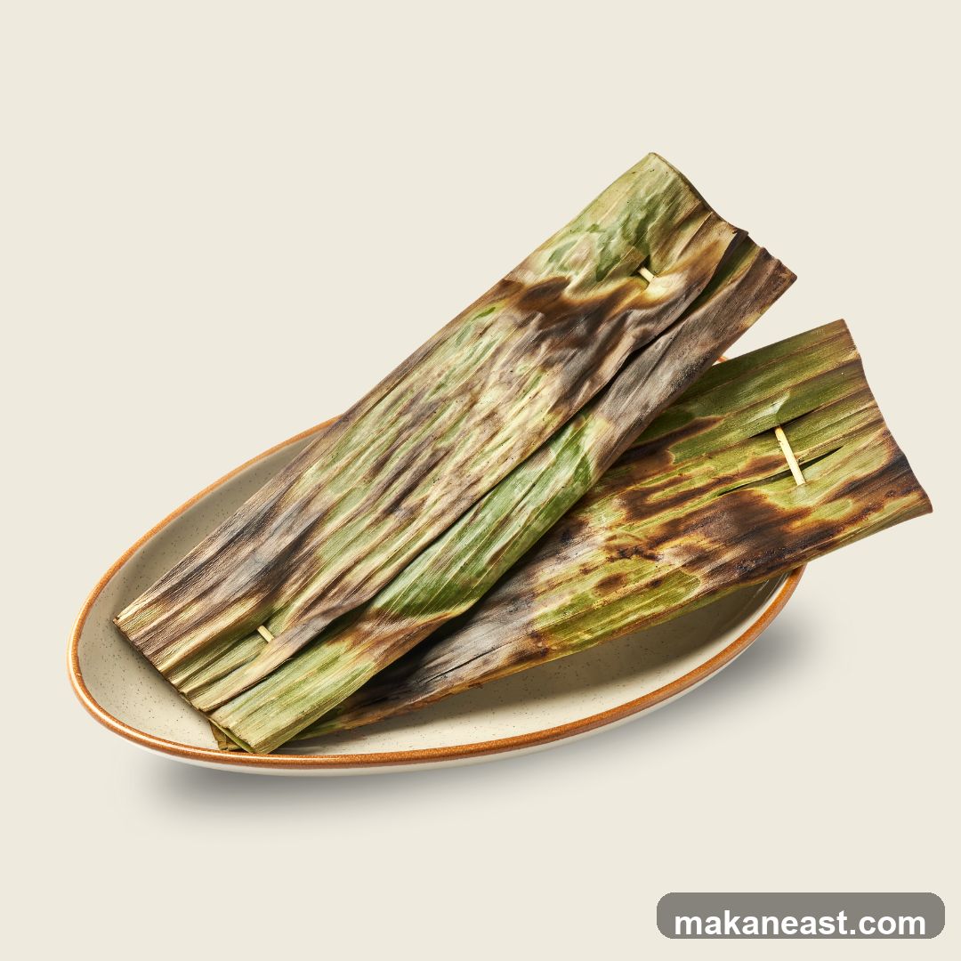 Grilled Fish Cakes in Banana Leaves