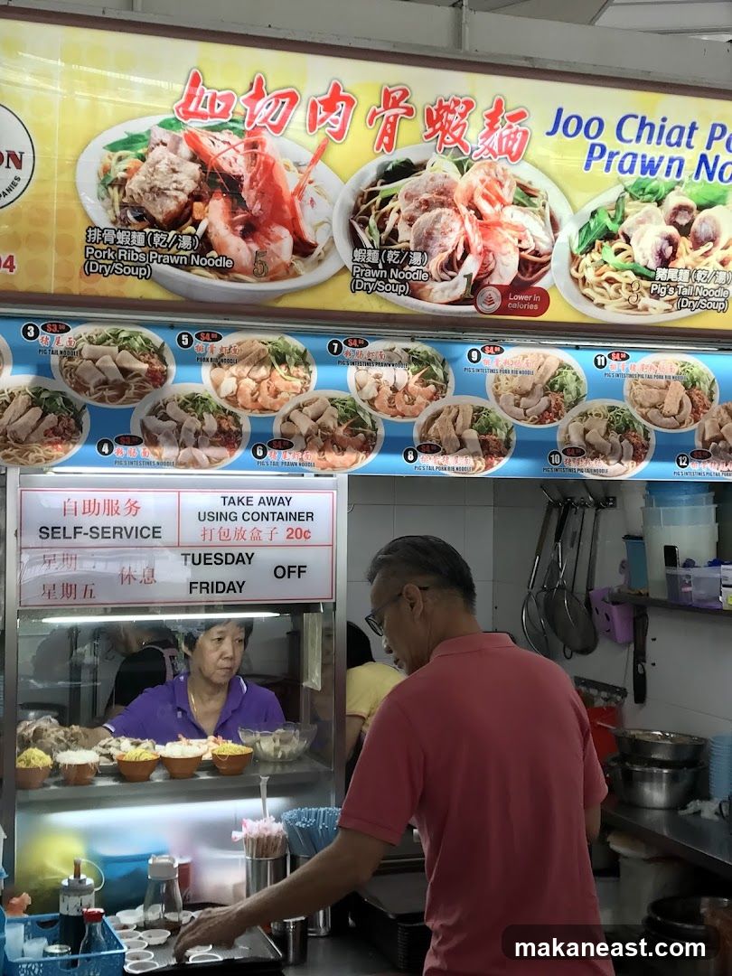 Food Stall Menu