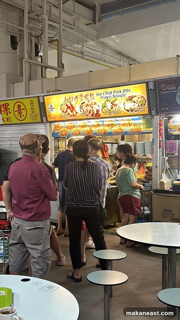 Food Stall with Customers