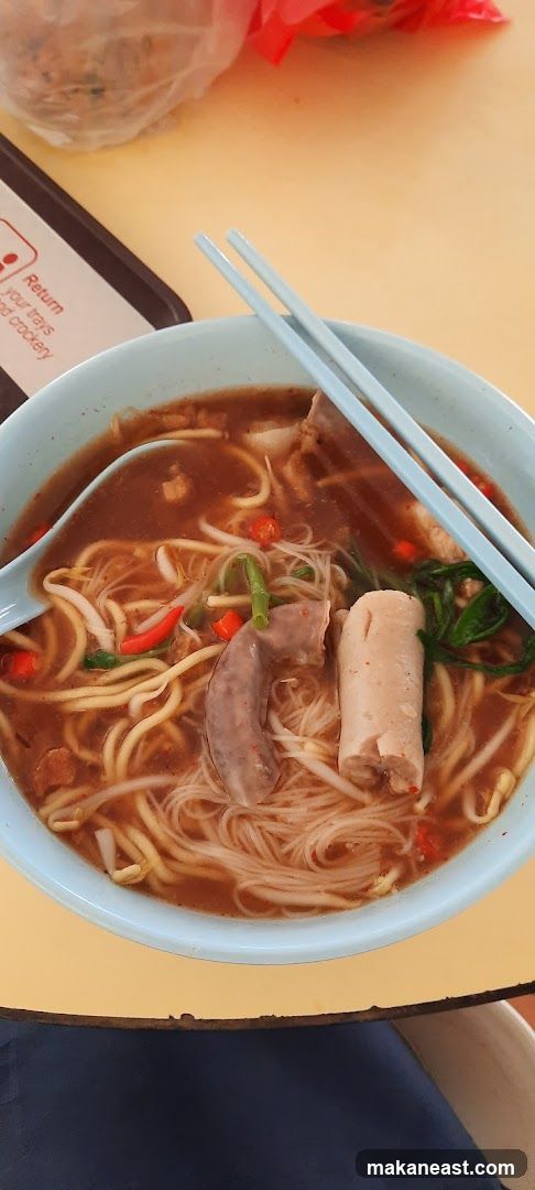 Noodle Soup with Meat and Vegetables