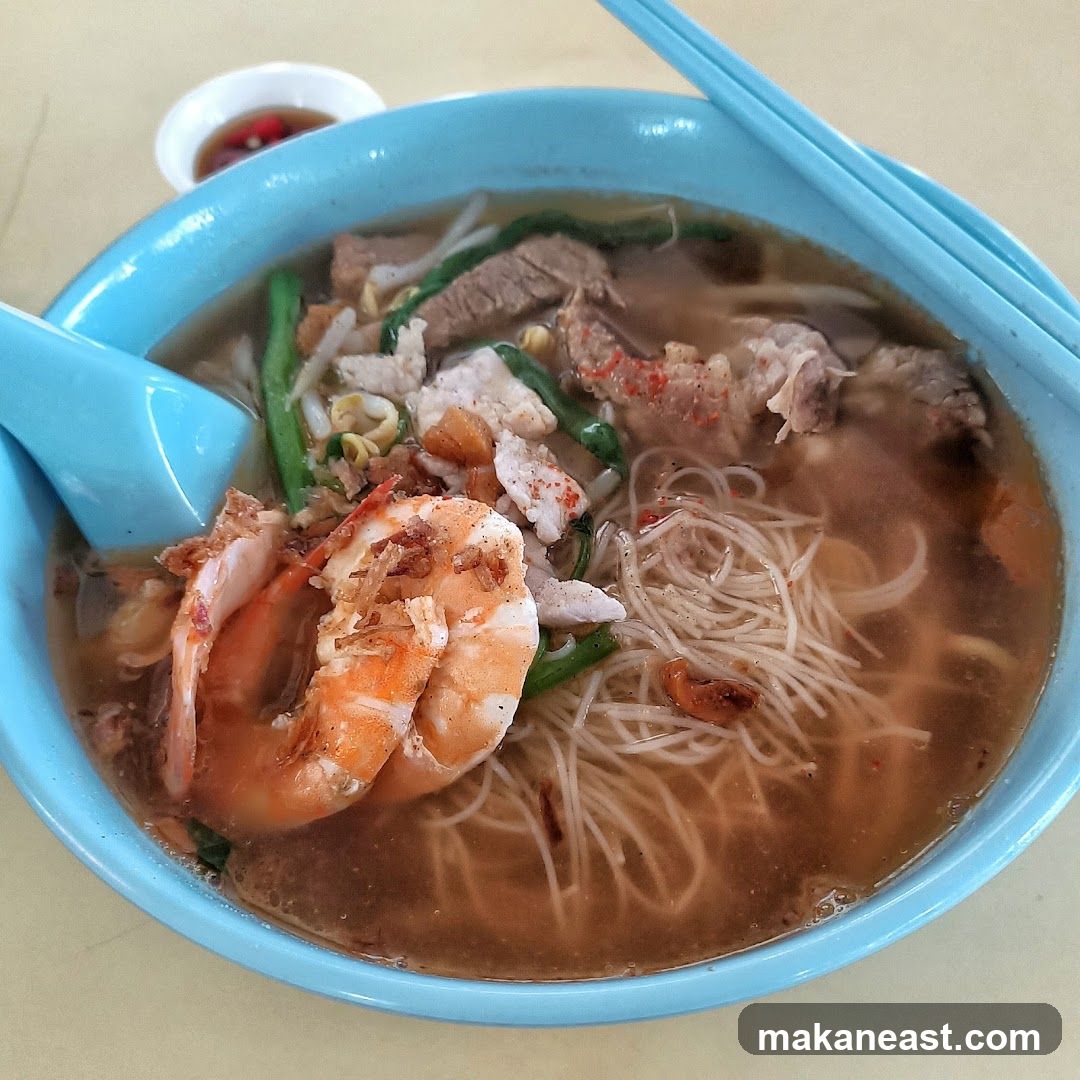Shrimp and Meat Noodle Soup
