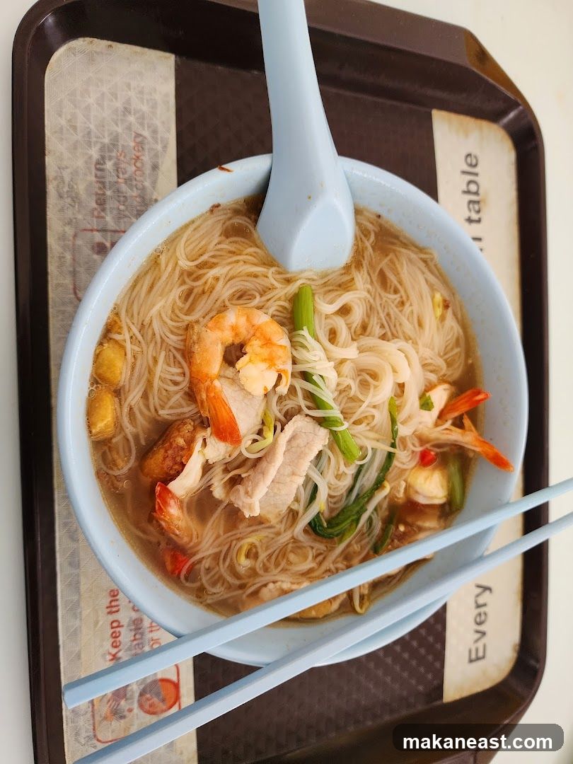 Noodle Soup with Shrimp and Pork