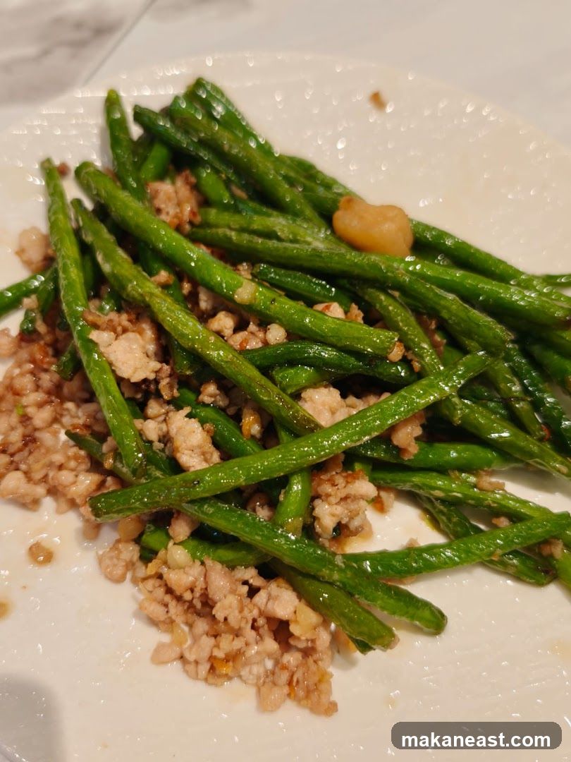 Stir-fried Green Beans with Minced Pork