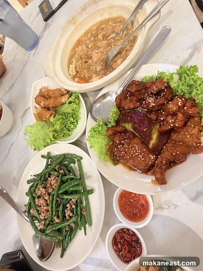 Chinese Food Spread