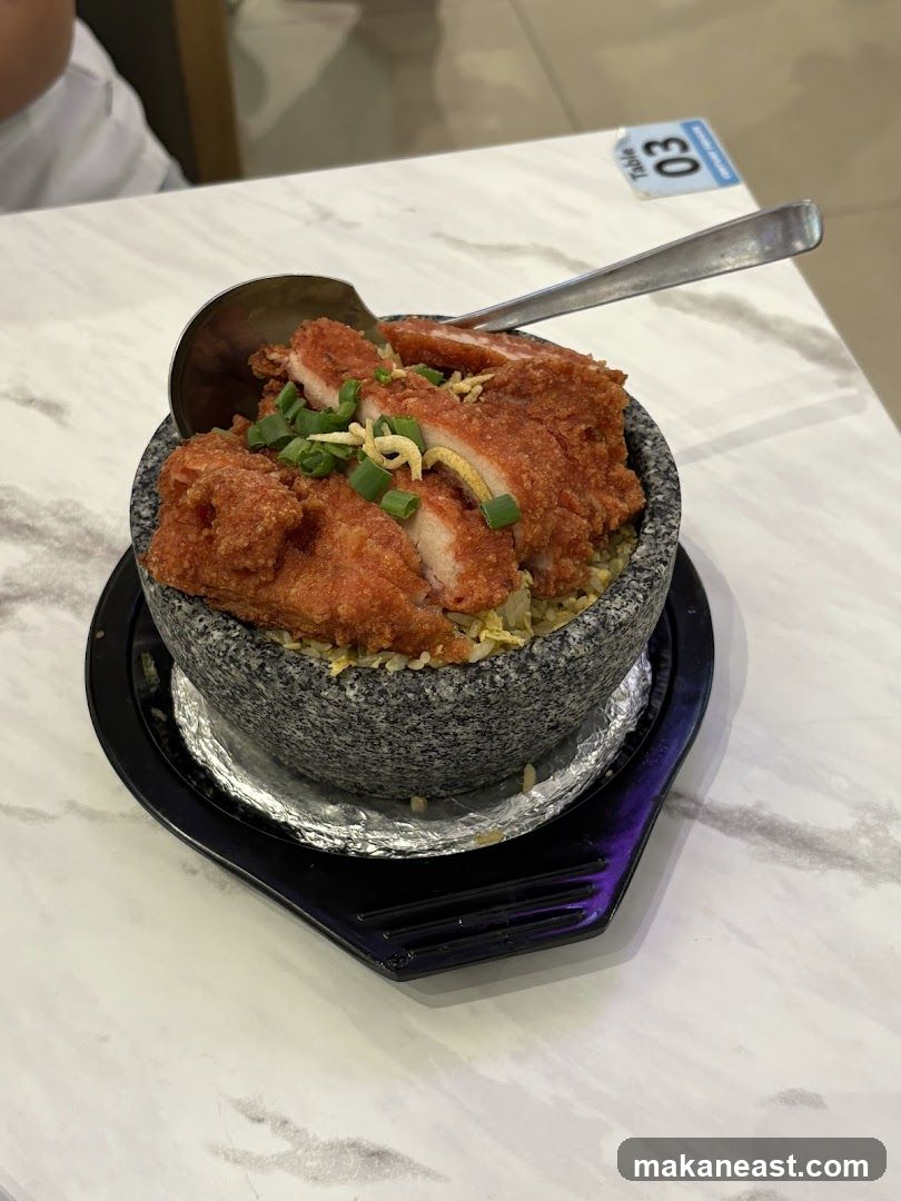 Fried Chicken and Rice Dish