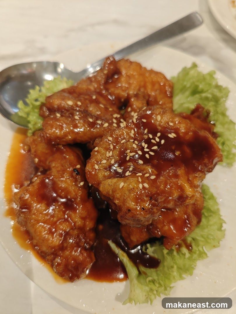 Fried Chicken Wings with Glaze