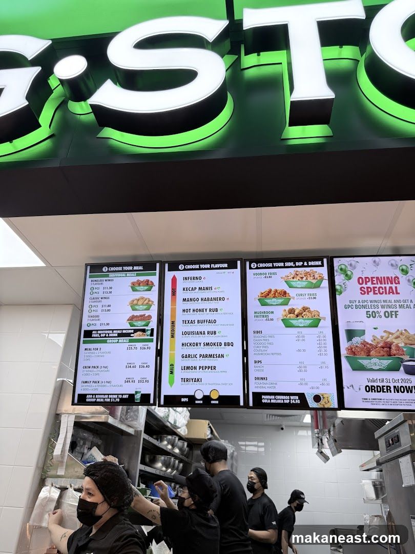 Restaurant Menu and Staff