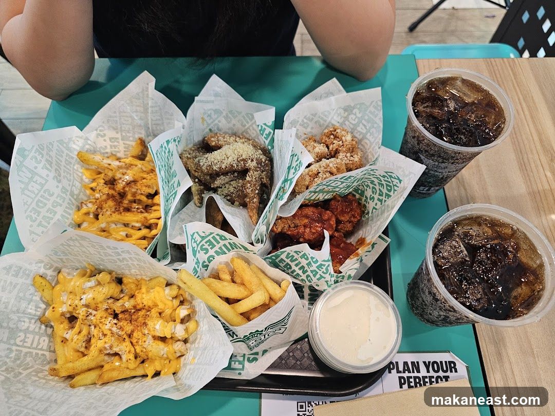 Chicken Wings and Fries
